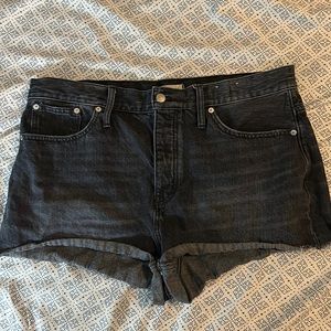 Black madewell shorts